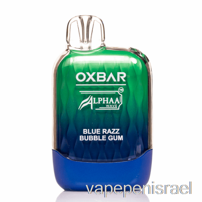 חד פעמי Vape Israel Oxbar X Alpha G8000 חד פעמי כחול Razz Bubblegum